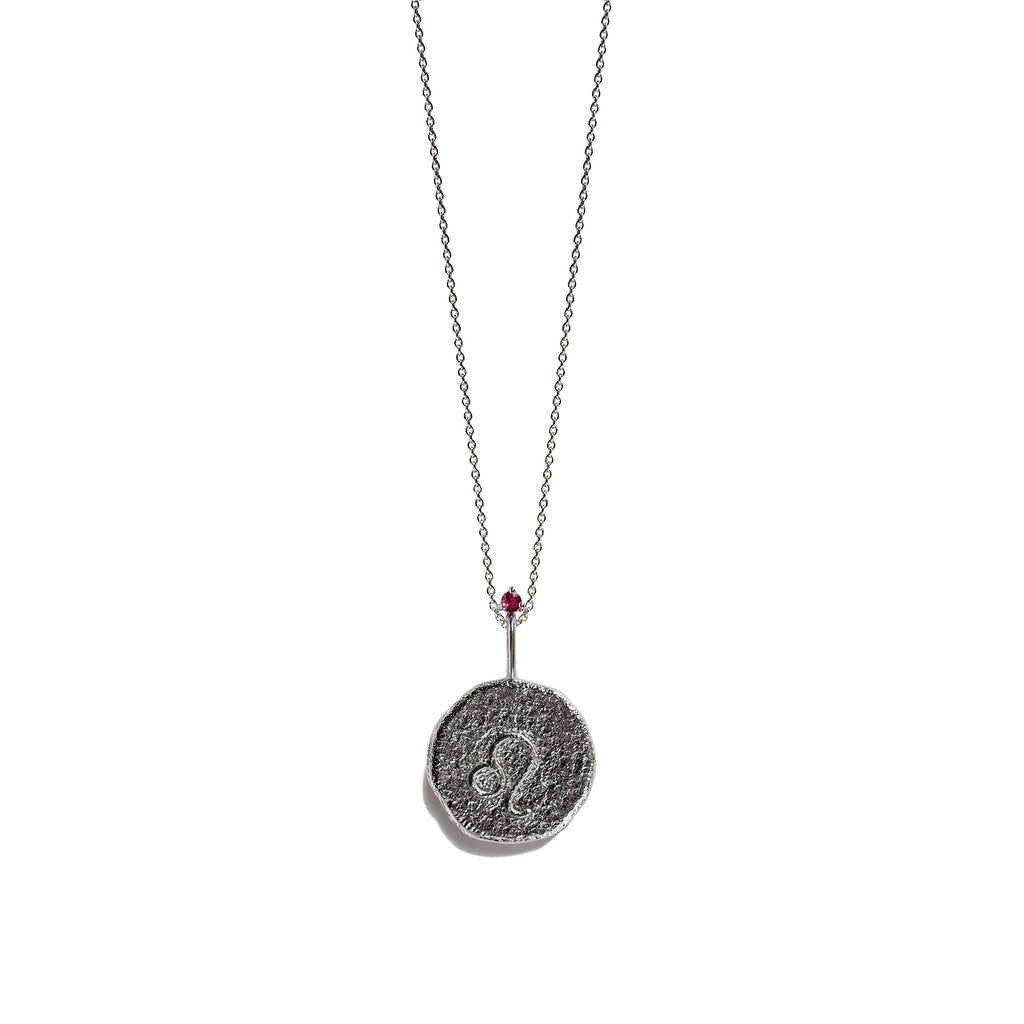 LEO, The Silver Zodiac Necklace By Aletheia & Phos