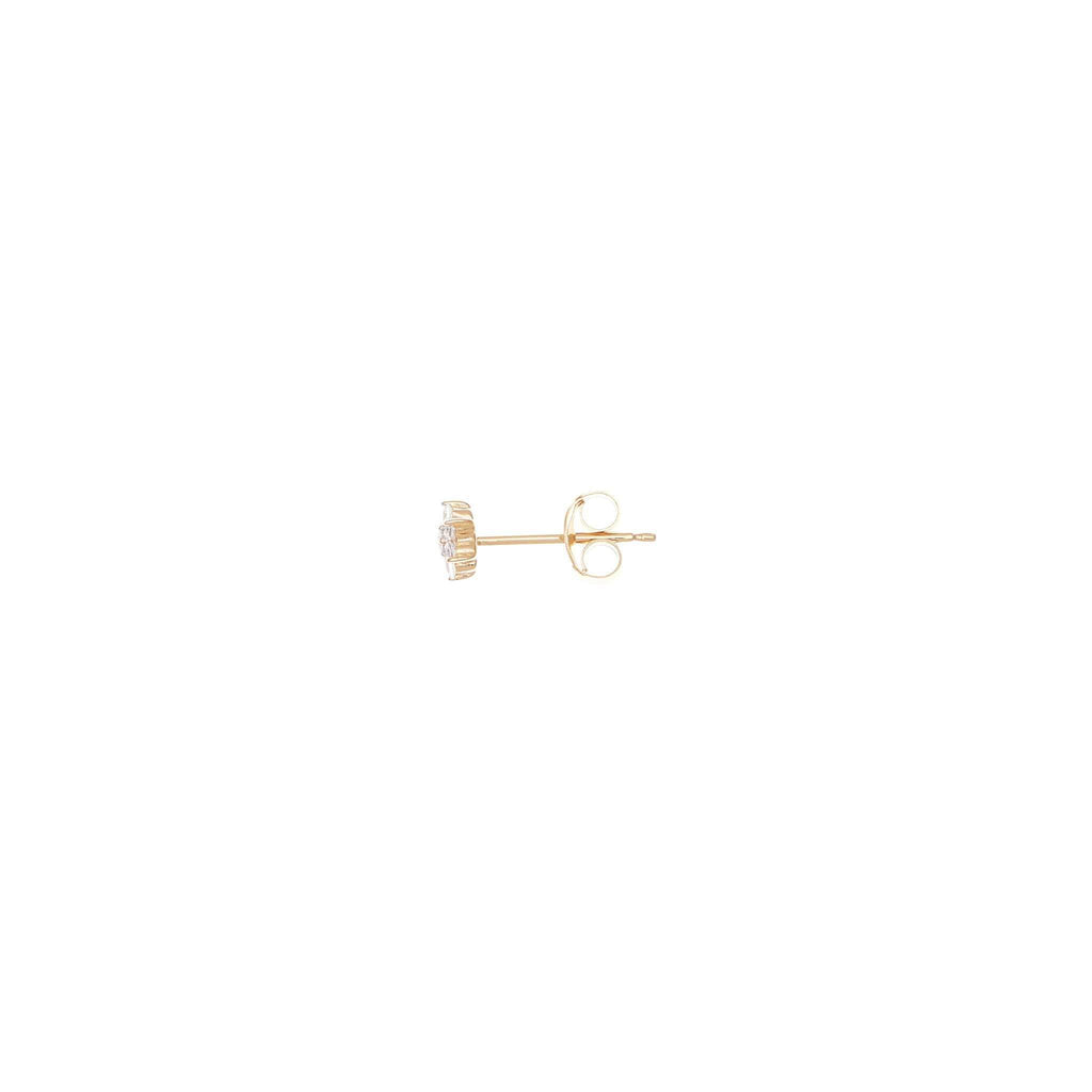 By Charlotte 14K Gold Crystal Lotus Single Earring